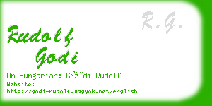 rudolf godi business card